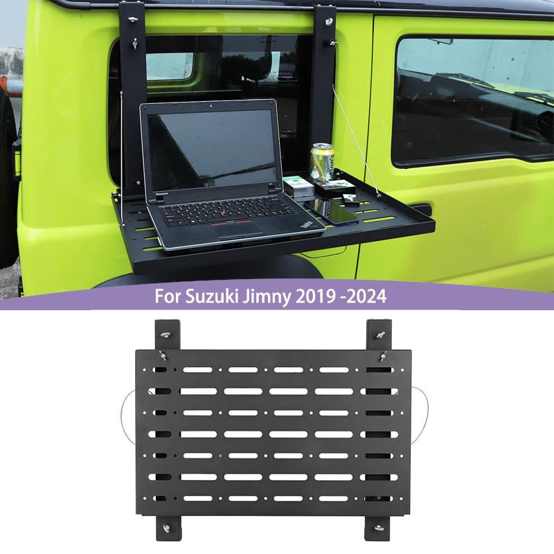 Car Rear Window Glass Armor Fences Vent Protective Foldable Table Frames For Suzuki Jimny 2019 -2024( Aluminum Alloy )