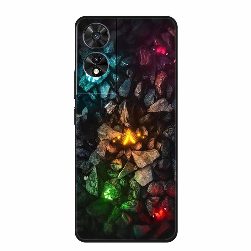 Мягкий силиконовый чехол для TCL 505 Чехол Модный Крутой ТПУ Защитный задний чехол для телефона TCL 505 Чехол Funda для корпуса TCL505