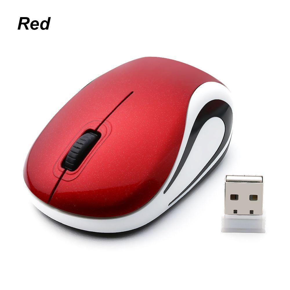 Mini Computer Peripherals Cordless Gaming Mice Adjustable DPI Wireless Mouse 2.4GHz