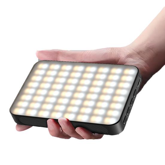 Светодиодный заполняющий свет с зажимом для телефона, холодный башмак, супер яркий, 3 режима освещения