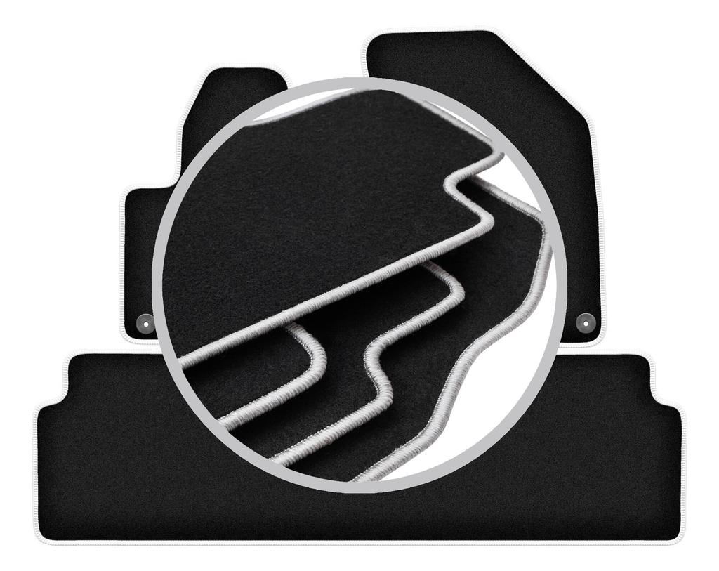 Автомобильные коврики CARLUX-SILVER для: Citroen C5 III X7 лифтбек, седан, универсал, турер (2008-2017)