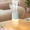 ViSSKO Compact Cordless Desktop Humidifier for 400ml Night Quiet Tabletop Easy To for Living Dry Fever Smoky Celadon Car, - Ultrasonic, Light,