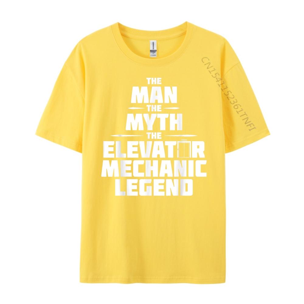 The Elevator Mechanic Legend Graphic T Shirts Short Sleeve Tshirt Unisex Mardi Gras