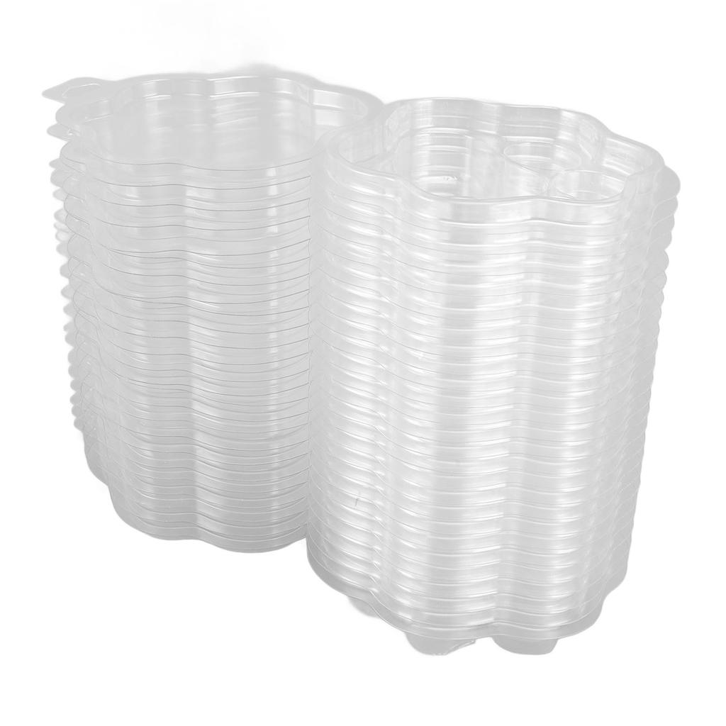 25 шт., контейнер для плавления воска «кошачий коготь», ПЭТ, прозрачный, пустой, для плавления воска, для шоколадных изделий «сделай сам», безфитильная свеча