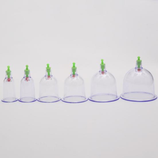 1 набор банок для медицинского ухода за болью Пластиковые вакуумные банки Аспирационный насос Набор для терапии банок для тела для дома