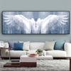 Black and White Angel Wings Abstract Large Size Canvas Paintings Wings Posters and Prints Wall Pictures for Living Room Decor