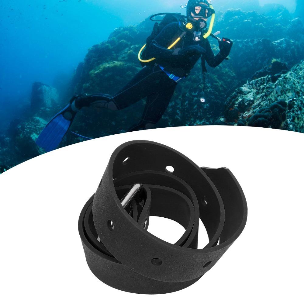 Silicone Freediving Weight Belt Adjustable Spearfishing Weight Belt Scuba Weight Belt Freediving