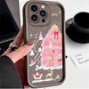Красочный чехол с изображением рождественской елки и снежинки для iPhone 17 Air 16 E 15 14 Plus 13 12 Mini 11 Pro Max, задняя крышка из жидкого силикона
