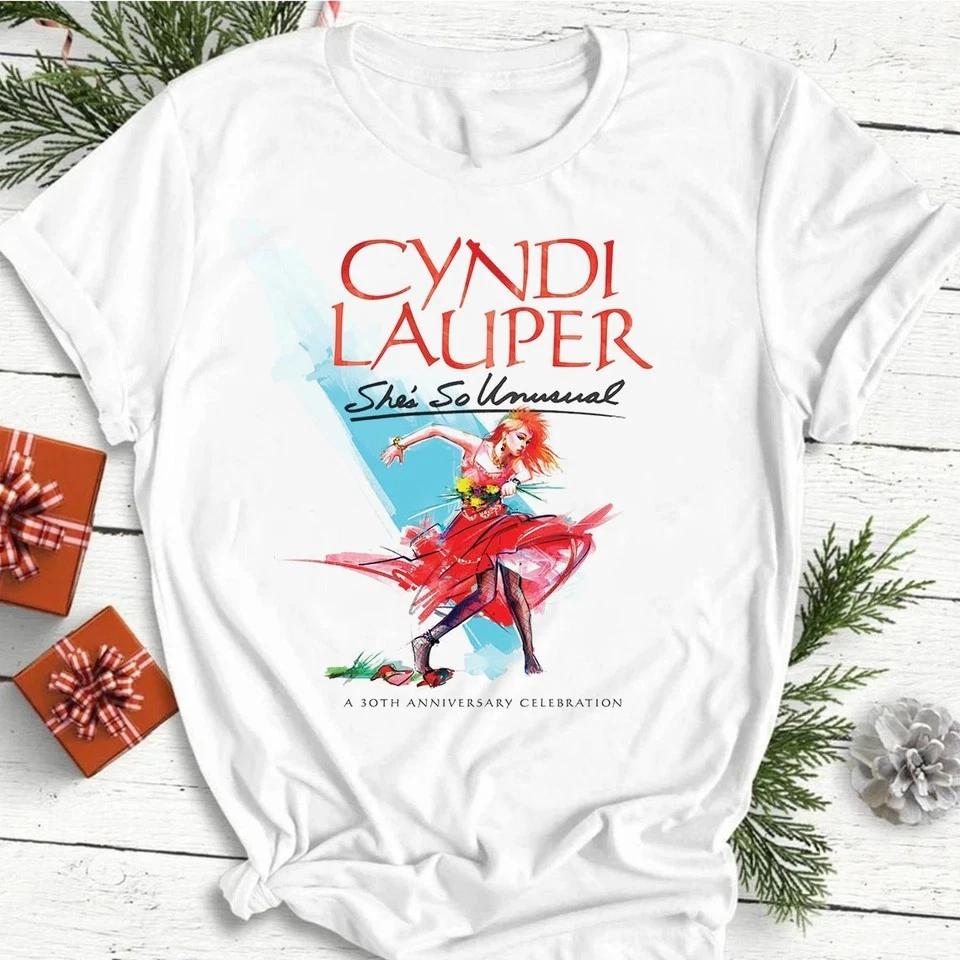 Cyndi Lauper a 30 anniversary She's So Unusual Fun unisex All size shir
