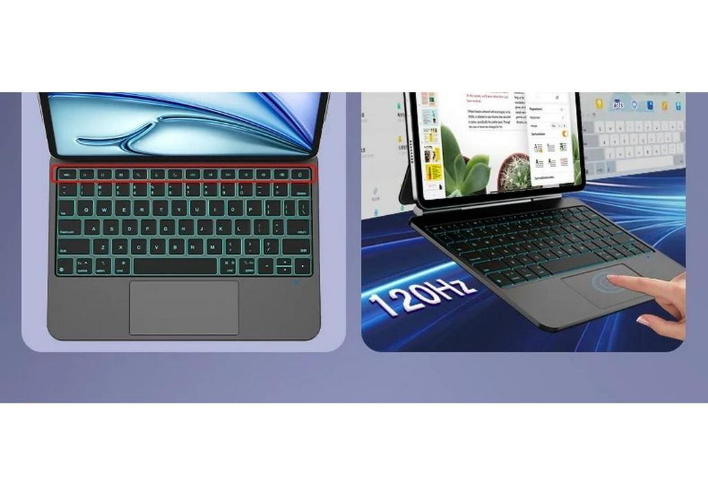 Совместимый чехол-подставка для iPad Magic Keyboard A16 из алюминиевого сплава, Air 11, магнитный Pro11, защитная крышка для планшета 10-го поколения.