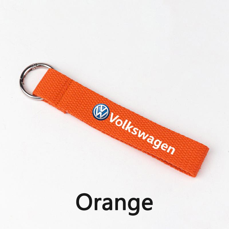 Car Logo Keychian For Volkswagen VW Beetle Golf Passat Jetta Touareg Tiguan Polo Bora Sagitar TACQUA Scirocco Keyring Key Holder QR2