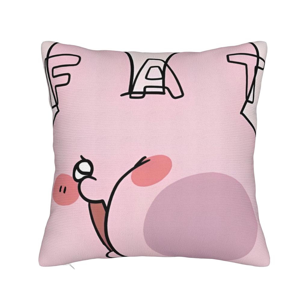 Rabbit Asamimichaan Cute Asamimi Square Pillow Case Polyester Decorative Pillow Fashion Pillowcase
