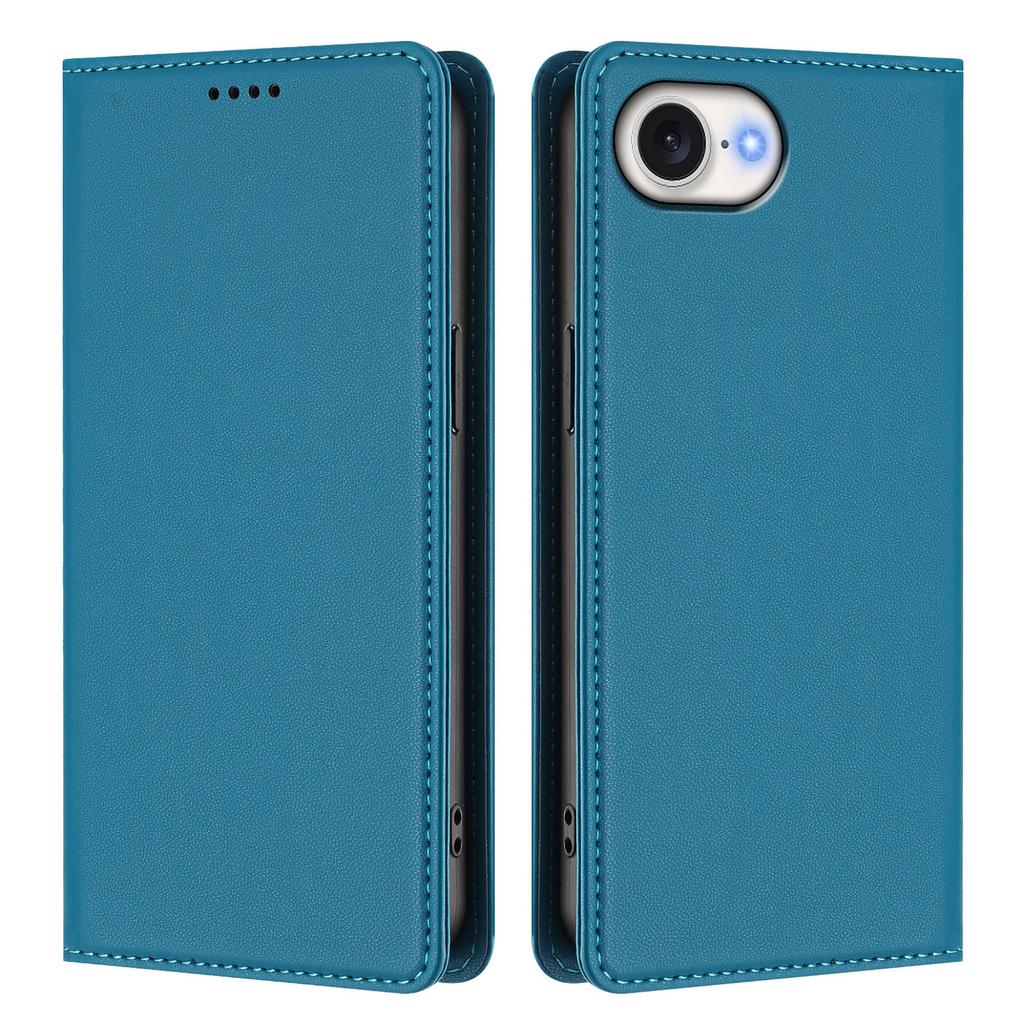 For iPhone SE (1st generation)/iPhone SE (2020)/iPhone SE (2022)/iPhone 16e Leather Wallet Case Magnetic Closure RFID Blocking Phone Cover