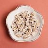 Home Party Supplies Cube Fashion Jewelry Making Bracelet Necklace 6mm 30pcs Accessories Square Letter Loose Beads Materials Acrylic DIY