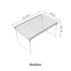 3713 Storage Rack Bathroom Storage Rack Kitchen Desktop Cosmetics Storage Rack Foldable Grocery Storage Rack
