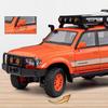 Toyota Land Cruiser LC80 Внедорожник Моделирование Литые игрушечные машинки Звуки и Свет Инерционный автомобиль 1:Модель коллекции 24 сплава