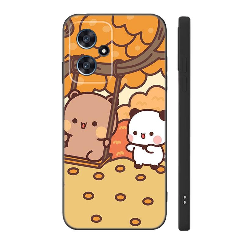 Cute BuBu DuDu Black Silicone Phone Case For Xiaomi POCO X3 X4 NFC F3 F4 GT F5 M3 M4 M6 X5 X6 Pro 5G C55 C65 M5
