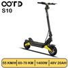 Powerful 1400W Electric Scooter for Adults - 55km/h, 70km Range, Foldable & Off-Road Tires - OOTD S10