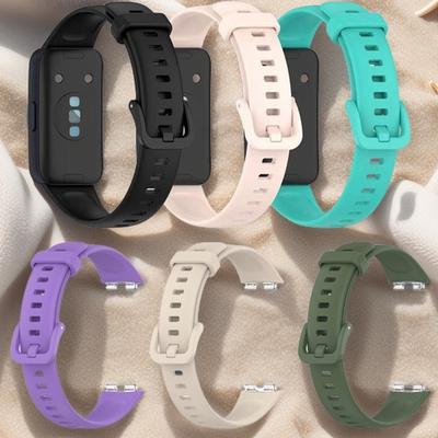2 шт. Силиконовый ремешок для Huawei Band 8 Регулируемый спортивный ремешок для браслета Huawei 9 Ремешок для умных часов Стильный сменный ремешок