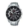 EDIFICE CHRONOGRAPH Casio Edifice Chronograph EFV-550D-1A Men's Analog Watch, Waterproof, Black and Silver [Parallel Import]