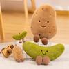 Pumpkin Potato Pendant Doll Keychain Creative Simulation Potato Plush Doll Harbin Travel Souvenir