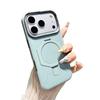 Чехол для мобильного телефона iPhone17PROMAX с ромбовидным магнитным креплением подходит для Apple 16, ощущение кожи, улучшенная защита от падения 15