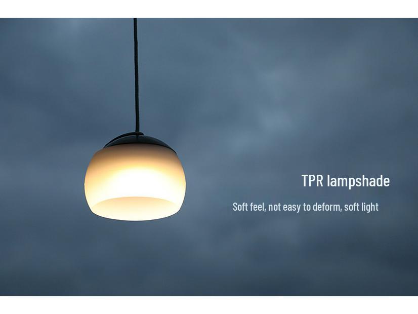 Retro USB Charging Multi-Functional LED Camping Lantern with Silicone Design