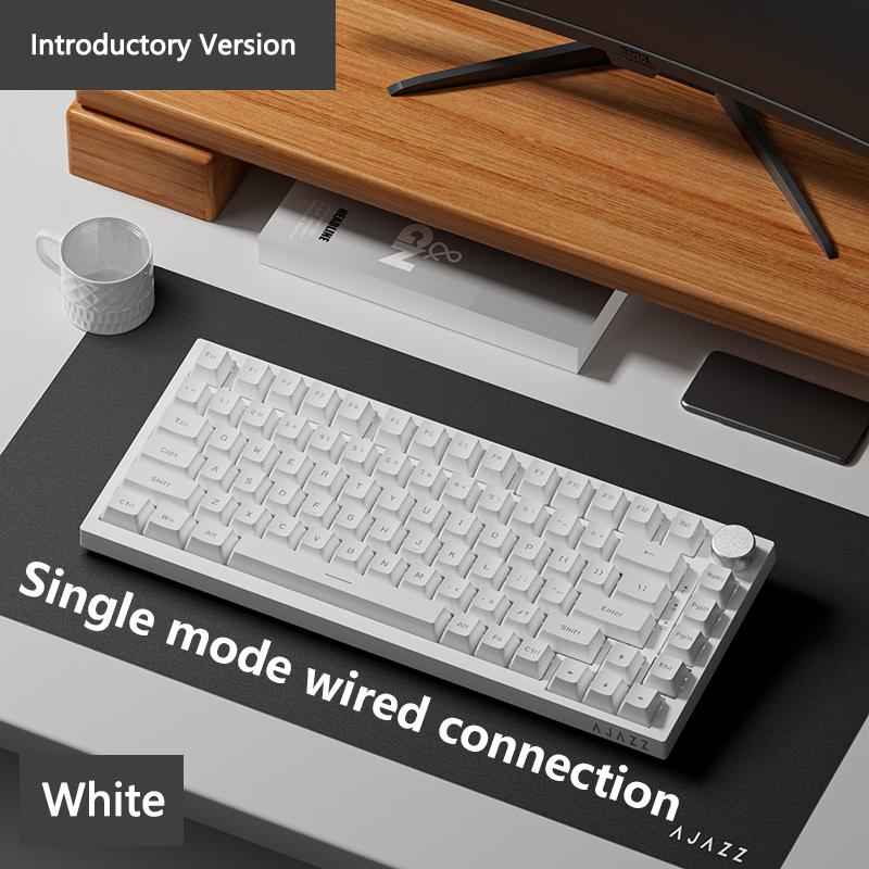 Ajazz AK820 Triple Mode Mechanical Keyboard Full Key Hot Swap Gaming Office