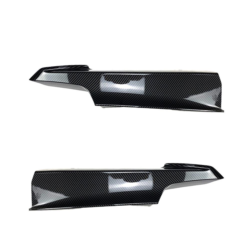 For BMW F30 F31 M Sport 2012- Front Bumper Lip Splitter Canards Spoiler 1Pair Car Fog Lamp Eyebrow Frame Cover Grille