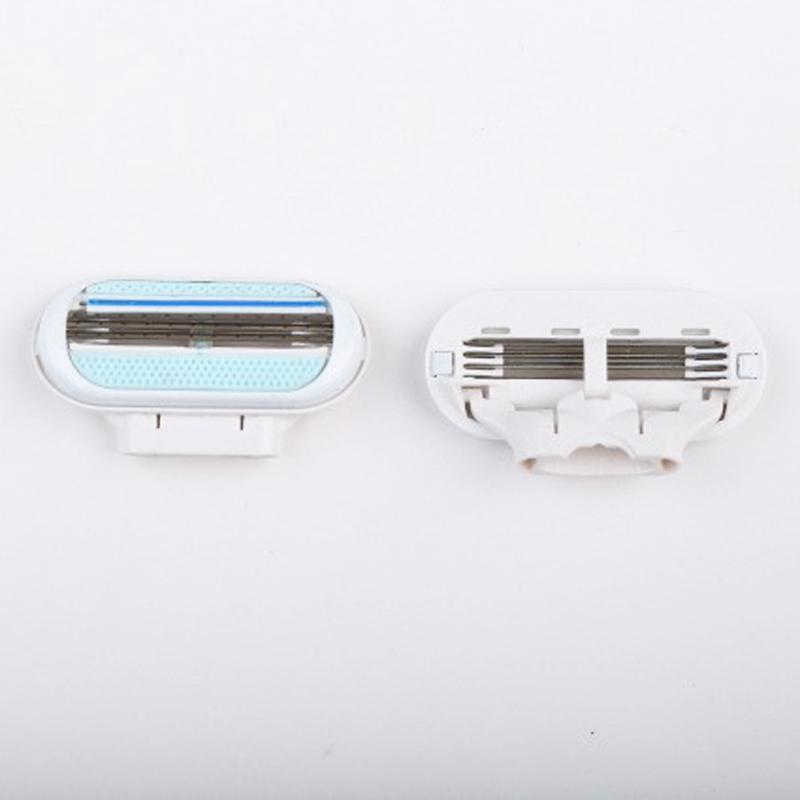 4-40 ШТ. Женские Лезвия для Безопасной Бритвы Бикини Комфортный Удалятор Волос 3-Слойная Сменная Головка Женские Лезвия для Бритья для Бритвы Venus