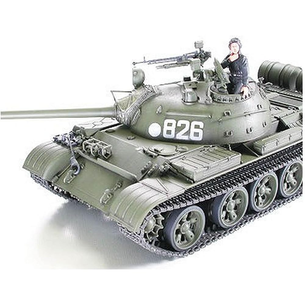 Серия военных миниатюр Tamiya 1/35 №. 257 Советский Танк Т-55А Пластиковая Модель 35257
