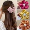 Милая заколка для волос в виде цветка, корейская заколка для волос в виде цветка, модные зажимы для девочек