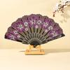 1PC Folding Fan Fashion Photo Prop Portable Sakura Pattern Party Favor Antique Style Hand Held Dance Fan