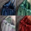 1/3/5M Laser Gradient Organza Fabric Soft Mesh Organza Designer Fabric For Diy Dress Stage Garment Background Shooting Cosplay