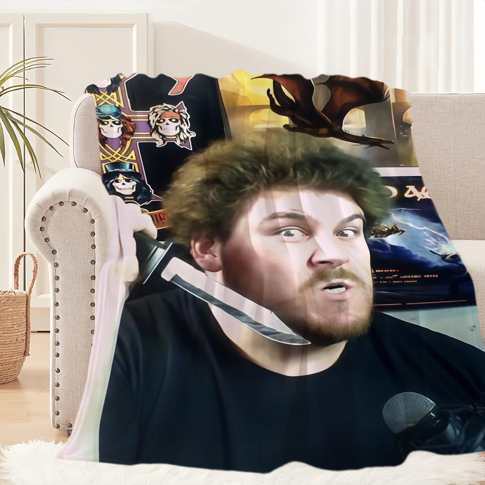 R-Rainer Winkler Drachenlord Blanket Blanket for Couch Sofa Travel Home Picni Flannel Blanket birthday gift Warm Comfortable
