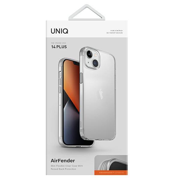UNIQ Air Fender case iPhone 14 Plus / 15Plus 6.7" nude transparent