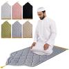 Muslim Prayer Mat,Islamic Turkish Prayer Rugs,Ramadan Gift Prayer Mat for Women and Men,Portable Flannel Mats,Praying Pad 65X110