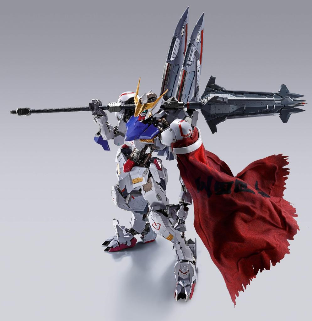 METAL BUILD Гандам Барбатос Бумеранг ABS ПВХ Фигурка Костюм (Четвертая форма) + Дубинка, и Литье под давлением и и Ткань, Прибл.. 180 мм, Предварительно окрашенный (Мобильный Гандам