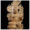 Fudo Myoo Buddha Wooden Buddhist Altar Made of Cypress Protective Principal Year of the Wooden Buddha One of the Five Great Good Luck Twelve Zodiac