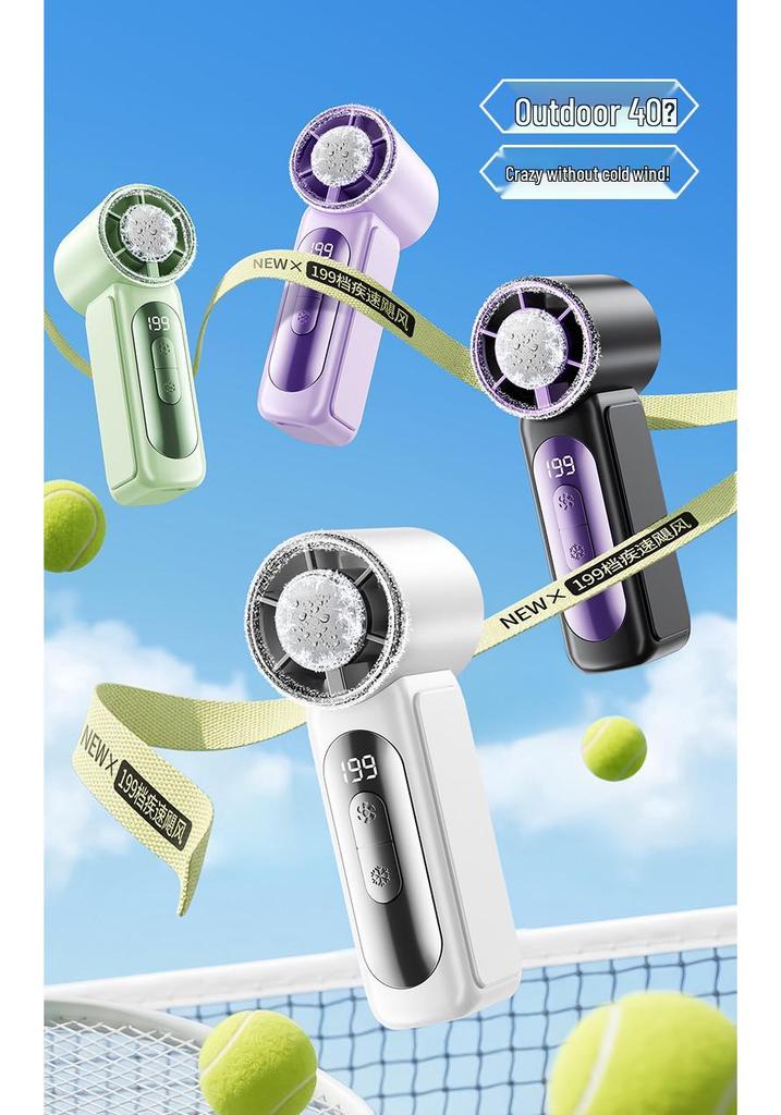 2026 USB Rechargeable Mini Handheld Fan with Long Battery Life and Ice Pack Feature