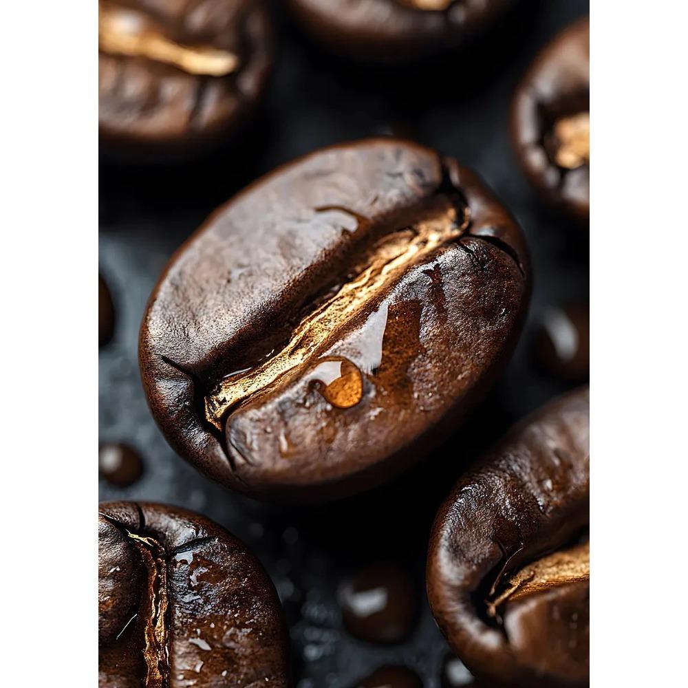 Плакаты с фотографиями кофейной чашки и зерен, Вкусный кофе, Латте, Принты для завтрака, Холст, Живопись, Настенное искусство, Картина, Декор для дома, комнаты