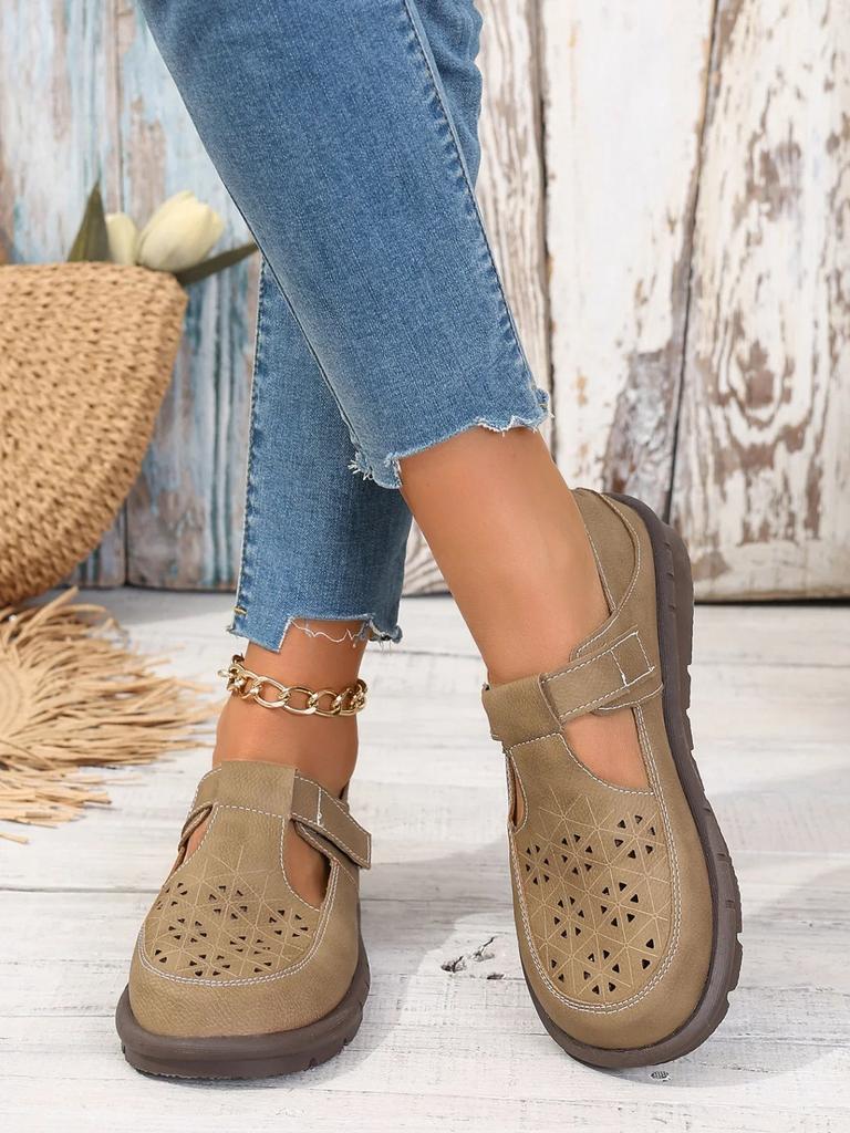 Новые летние удобные женские сандалии с большим носком из хлопка и конопли в стиле ретро на толстой подошве, цвета хаки, Zapatos Mujer