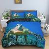 Sea Turtle Duvet Cover Underwater World Themed Marine Life Bedding Set for Women Teen Boys and Girls Gift for Bedroom Decoration