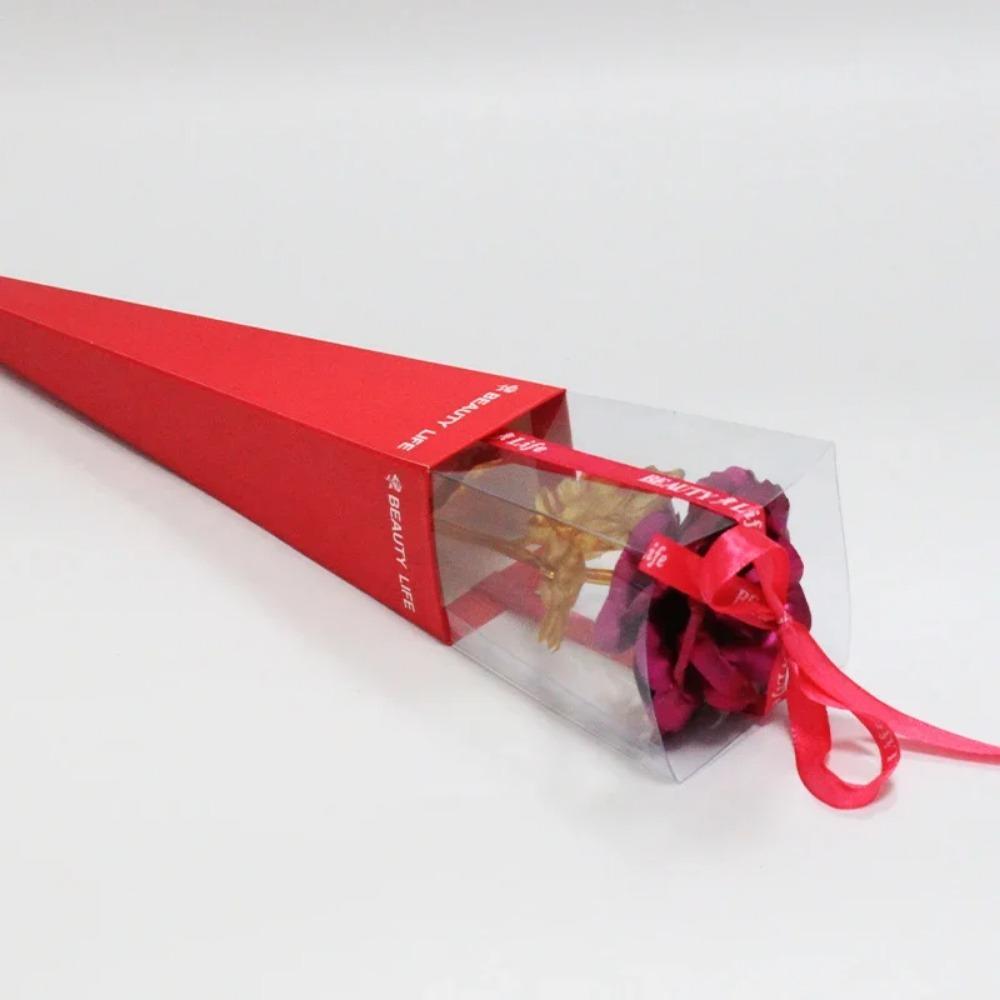 Искусственные золотые цветы Роза с покрытием из 24-каратной фольги Подарок на День святого Валентина для жены Свадьба День матери Вечная любовь Золотые розы