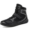 Fitness Boxing Training Shoes Men High-top Boxing Wrestling Fighting Shoes