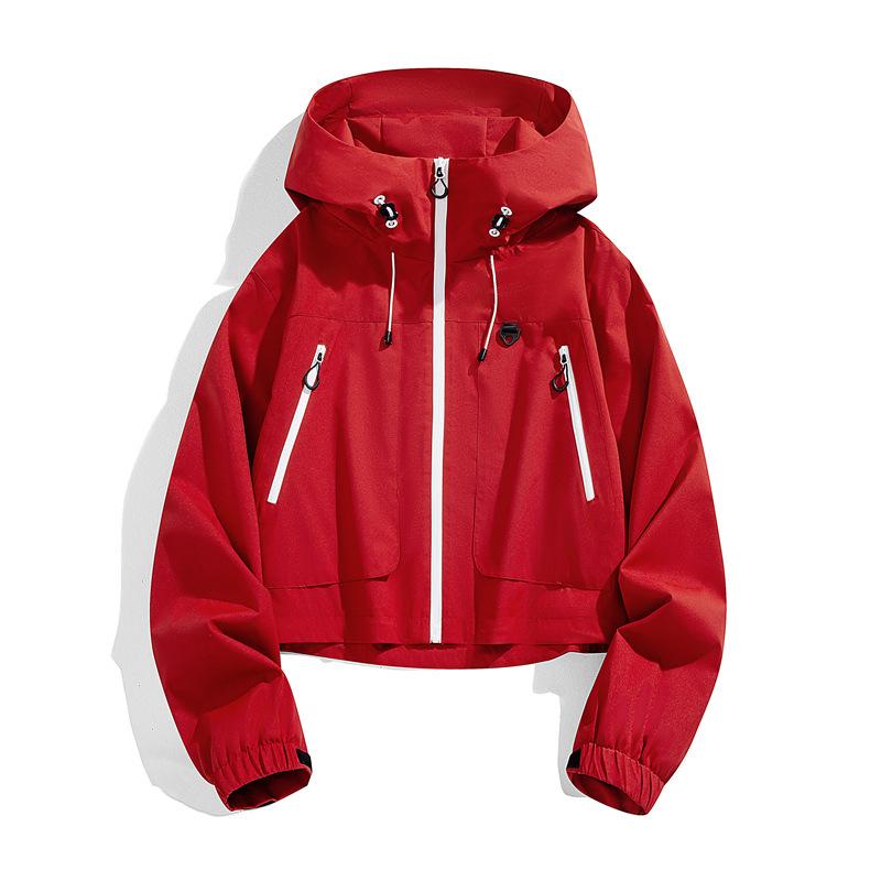 Женская ветрозащитная куртка Woodpecker - Весна/Осень 2025, Водонепроницаемая, в уличном альпинистском стиле, для пар.