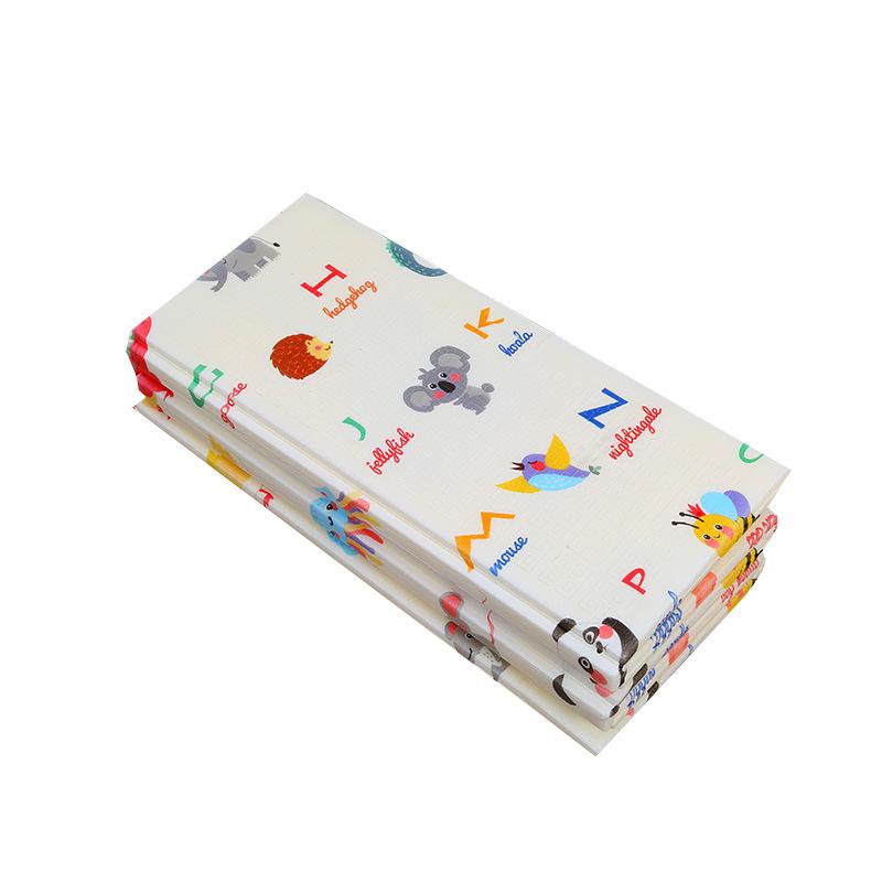 Складной коврик XPE для ползания малышей толщиной 4 см - Холодоизолирующий и прочный напольный коврик