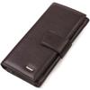 Вертикальное стильное мужское портмоне из натуральной кожи флотар CANPELLINI 21843 Коричневый