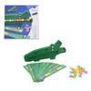 Fingertip Educational Educational Wooden Wooden Color Matching 3 Years 2 Years Crocodile Animal Croco Toy, Toy, Toy, Puzzle, Game, Children, Old, Old,