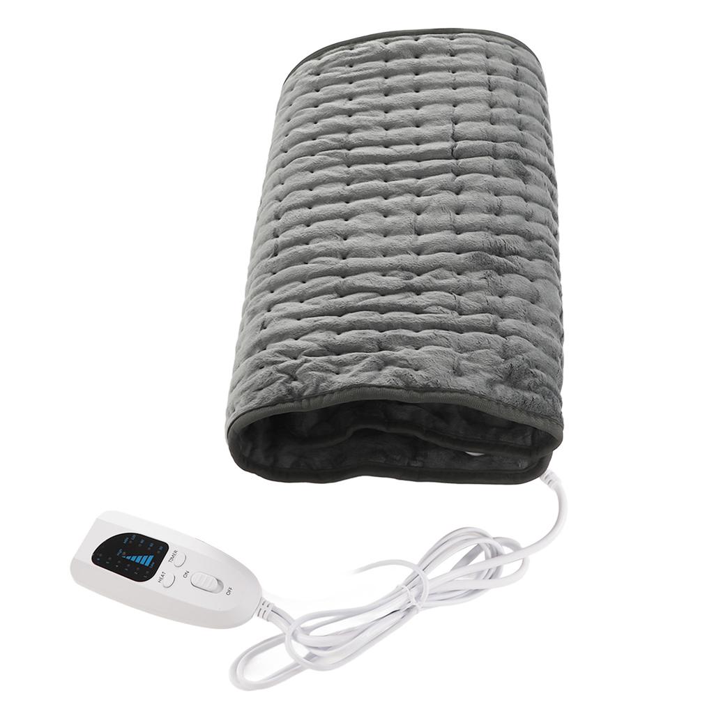 Electric Heating Pad Relieving Back Pain Wet Compress Keeping Warm Dark Grey Washable Heating Pad